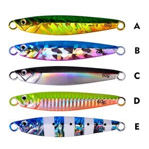 Señuelo Metálico <span class=keywords><strong>de</strong></span> 30g-60g para Pesca Vertical, Holográfico Láser, Señuelo <span class=keywords><strong>de</strong></span> Hundimiento, Pilker para Pesca Costera y Pesca en Alta Mar - Product Image 1