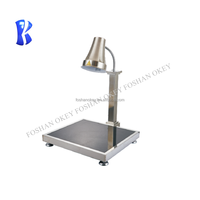Date Table Buffet Sculpture Station Blanc Rose Or Cuivre Infrarouge Alimentaire Chaleur Conservation Lampes pour Restauration Alimentaire Chauffe Lampes