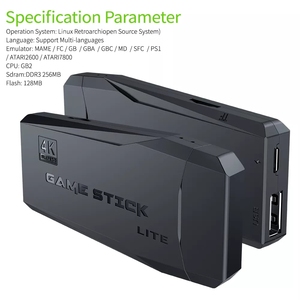 Xách tay 4K TV HD <span class=keywords><strong>game</strong></span> <span class=keywords><strong>Stick</strong></span> 2 phím điều khiển không dây điều khiển 20000 Cổ Điển Retro video <span class=keywords><strong>gamepad</strong></span> giao diện điều khiển - Product Image 4