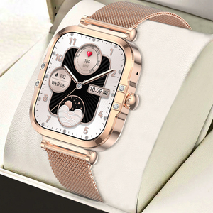 VALDUS Support <span class=keywords><strong>de</strong></span> surveillance <span class=keywords><strong>de</strong></span> la pression artérielle Écran SOS AMOLED Montre intelligente NFC Collect Code Calculator VL52 PRO Montre intelligente pour femme - Product Image 1