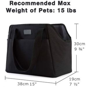 Fábrica BSCI, Transportín Plegable y Portátil para Mascotas, Bolsa de Transporte con Logotipo Personalizado, Bolsa para Perros y Gatos Pequeños - Product Image 4