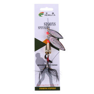 Leurre métallique rigide de type cuillère avec paillettes rotatives, appât artificiel idéal pour la pêche au bar, au <span class=keywords><strong>black</strong></span>-<span class=keywords><strong>bass</strong></span>, spinnerbait, 7.8cm/11g, offre spéciale - Product Image 5