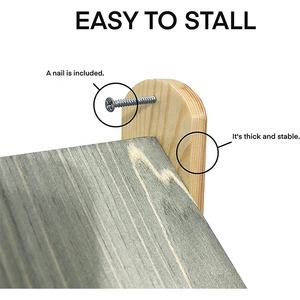 BSCI fabrika özel ahşap kuş evi yuva kutusu kuş kafesi Birdhouse FSC ahşap papağan kafesleri mavi kuş besleyici dışında - Product Image 4