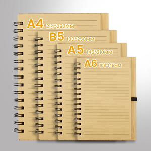 Khuyến Mại Tre Xoắn Ốc Sang Trọng Bằng Gỗ Máy Tính Xách Tay A5 Giấy Máy Tính Xách Tay Tùy Chỉnh Với Bút - Product Image 6