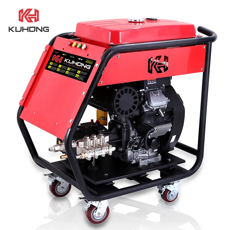 Kuhong QC fognature jetter hydro drain cleaning machine muslimex idropulitrice ad alta pressione jetter macchine per fognature