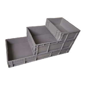 Heavy duty storage box with lids stackable factory large plastic box storage organizer