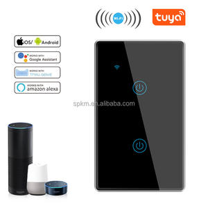 1 Gang Alexa & Google APP Control WiFi conectar <span class=keywords><strong>Zaro</strong></span> Fire US estándar interruptores de pared Tuya Smart Home productos dispositivos - Product Image 4