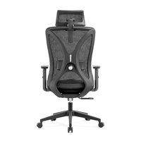 Vente directe d'usine, chaise de bureau exécutive pivotante ergonomique avec support lombaire 2D