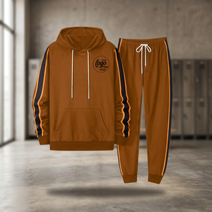 Conjunto Deportivo de Forro Polar para Hombre con Logotipo Personalizado, Sudadera con Capucha, 100% Algodón, Venta al Por Mayor OEM - Product Image 3
