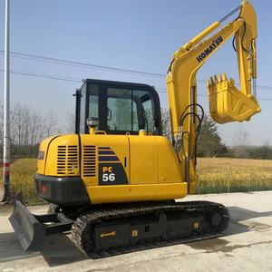 Maquinaria de Construcción Casi Nueva, Excavadora de Cadenas Usada PC56, Cucharón de 0.35m, Peso Operativo de 11000kg, Bien Mantenida, en Stock - Product Image 1