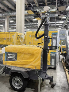 Tours d'éclairage mobiles LED Atlas Copco V4+ V5+ originales, pour extérieur, 5m, éclairage portable pour chantiers de construction, alimentation au gaz, manuel inclus - Product Image 4