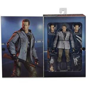 NECA le Terminator T800 bataille endommagé Version <span class=keywords><strong>Arnold</strong></span> Schwarzenegger Robot 7 pouces figurine jouet en gros - Product Image 2