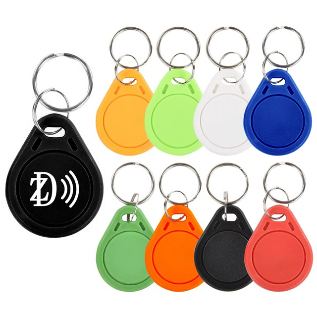Factory Sell NFC Keyfob  Classic EV1 1K S50 ABS Key Tag Custom RFID Keychain for Access Control