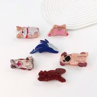 Mignon grand Western acrylique accessoire dessin animé océan requin pour animal de compagnie chat et chien pince à cheveux pour cheveux épais Style doux