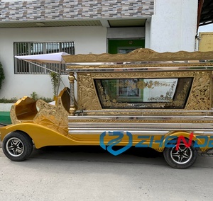 Factory Popular Retro Horse--drawn Funeral Carriage Coffin Car Hearse and <b>Trailer</b> Hearse Manufacturers Funeral Chariot - Product Image 2