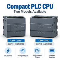 CPU PLC Kompak 24V DC 14DI 10DO Output Transistor 2AI untuk Kontrol Otomasi Mesin