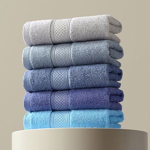 Serviettes de bain en coton peigné douces et absorbantes, serviettes d'hôtel, cadeaux imprimés en gros - Product Image 4