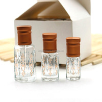 UNIQUE 3ml 6ml 12ml bouteille de parfum d'huile essentielle arabe vide bouteille en verre d'huile d'attar oud
