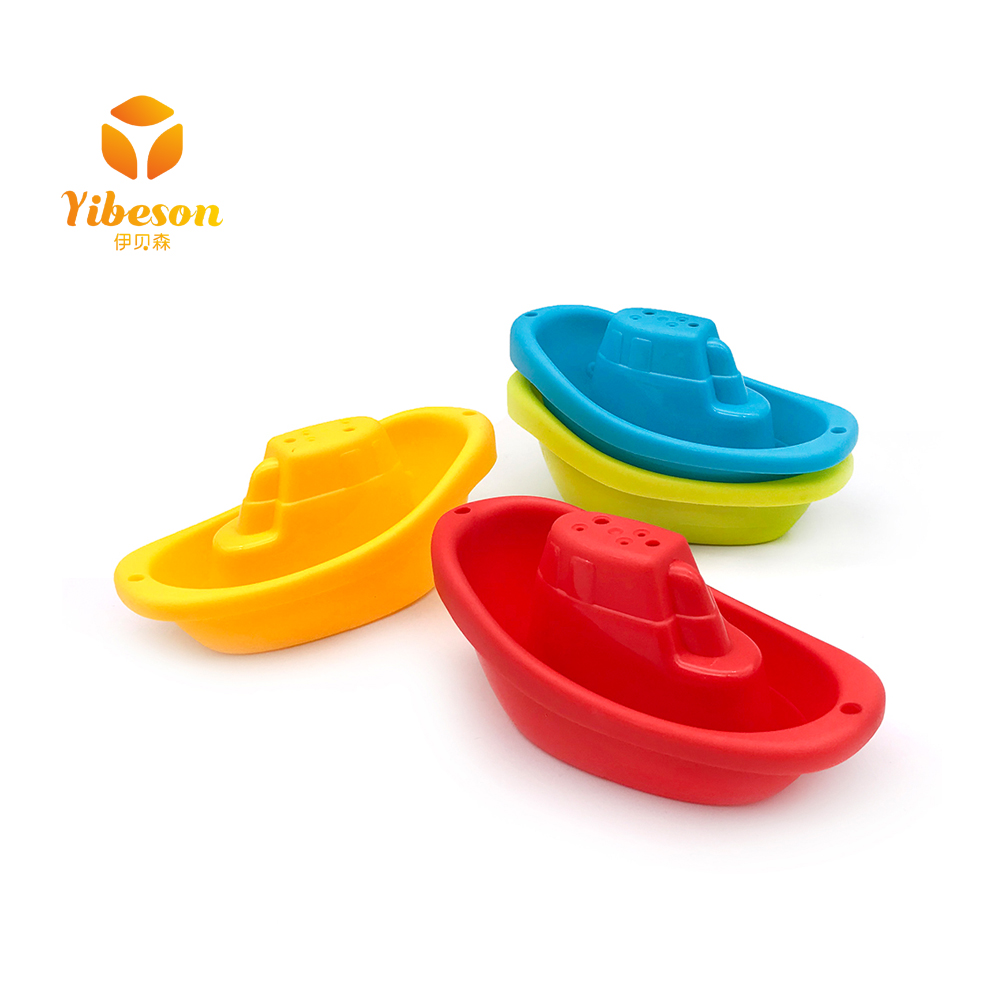 custom 2020 guangdong toddler and kids learning educational baby mini tub playing weter set plastic stacking cup boat bath toys