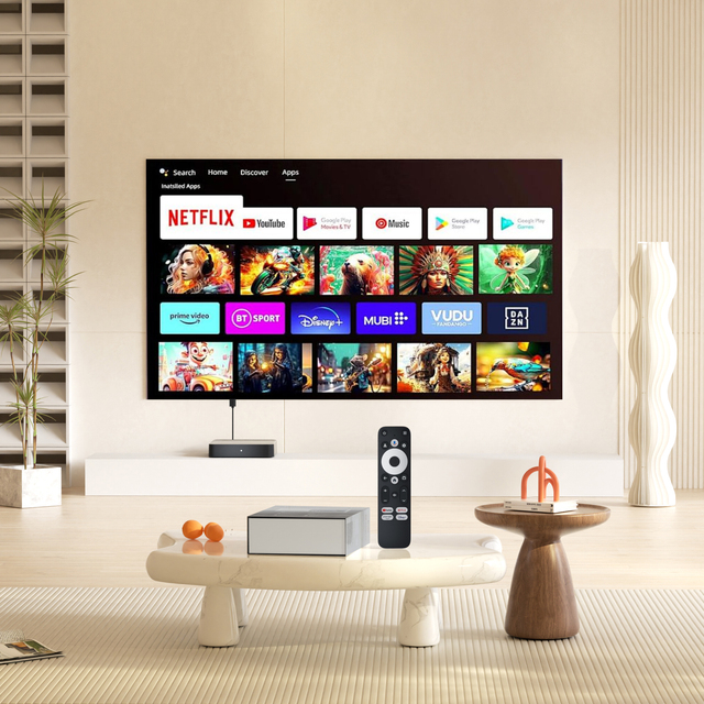 Hot Selling Smart TV Box 4K Ultra HD Android 10 Amlogic S905X3 Octa Core Google Assistant Voice Control