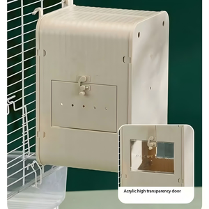 Caja de Cría para Loros, Accesorios para Jaulas Pequeñas de Periquitos, Cacatúas, Canarios, y Pájaros Solares, Panel Transparente Aislado para Agapornis - Product Image 3