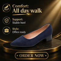 Damen Spitze Slip-On Keilabsatz Pumps aus Kunstleder Elegante Büro- und Partyschuhe in Übergrößen 36-43 für Alltag und Festlichkeiten