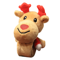 Nouvel arrivage Bracelet de sapin de Noël unisexe Bracelet mignon wapiti et renne PP coton Super doux peluche couette cadeau de Noël 14 ans