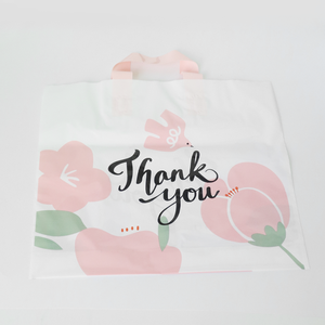 Tùy chỉnh rõ ràng Nhựa <span class=keywords><strong>LDPE</strong></span> Túi mua sắm với vòng lặp mềm xử lý tái chế sử dụng công nghiệp cho quần áo Bao bì & tạp hóa - Product Image 6