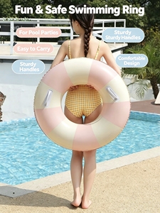 Flotador de Natación Vintage Ecológico de PVC con Bloques de Color, 20mm de Grosor, para Niños y Adultos, Modelo 11 - Product Image 3