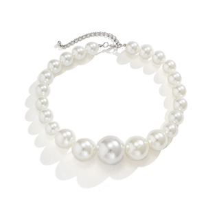 Pearl Necklace Women's Imitation Pearl Beaded Geometric Style Everyday Wear Yiwu Origin - Product Image 5