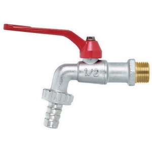 Valvola a Sfera F-Brico da 1\" con Leva Rossa, Manuale e Pneumatica, per Acqua, Gas e Olio, Supporto OEM, Connessione per Tubi - Product Image 1