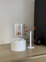 Cheminée de table moderne sans fumée, foyer d'intérieur propre, pot à feu portable, foyer à éthanol en acier inoxydable, vente en gros