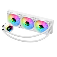 Ruix 360mm ARGB Liquid CPU Cooler Radiateur de refroidissement par eau pour PC de jeu à haute efficacité avec couleur fixe pour boîtier d'ordinateur