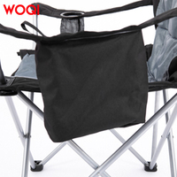 Ensemble de chaises pliantes en fer WOQI - Mobilier de salle à manger d'extérieur avec sièges rembourrés pour les centres de villégiature, les événements, les locations de plage et les parcs