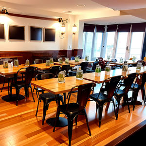 بار منضدة مقعد معدني متعدد الاستخدامات بتصميم عصري متعدد الاستخدامات من كلوريد البولي فينيل للمطاعم لتناول الطعام - Product Image 6