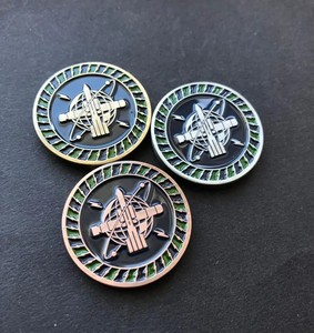 Factory Direct Challenge <strong>Coins</strong> Free Zinc Alloy Samples Gold/Silver Platedg MOQ Support for Souvenir Collectibles - Product Image 1