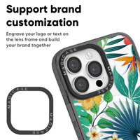 Coque de téléphone magnétique imprimable UV avec plaque PC détachable et logo personnalisé pour iPhone 17 Pro Max 16 15 14, compatible avec la recharge sans fil