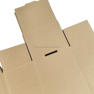 Caja de Cartón Kraft Marrón Tipo E, Corrugada, Plegable, para Envío de Zapatos, Regalos, Ropa - Product Image 5