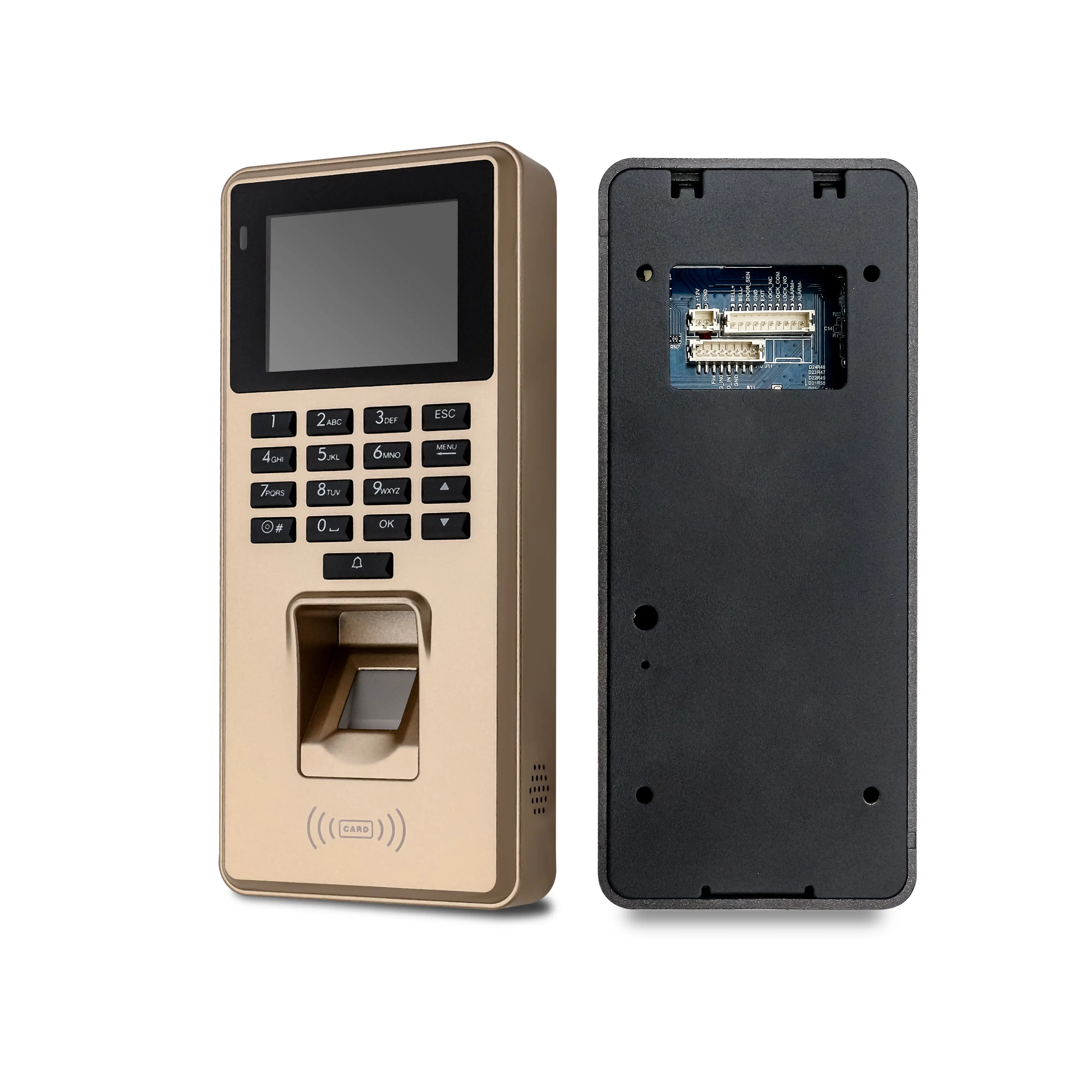 High security biometric access control products smart fingerprint rfid keypad time and attendance card reader