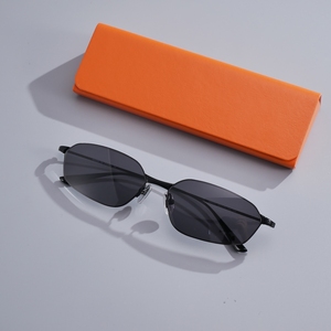 Rectangle Metal Sunglasses UV400 Protection Thin Frame Driving <b>Shades</b> Fashion Business Outdoor <b>Sun</b> Glasses Custom Logo - Product Image 5