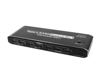 Prix de gros Type-c 2X1 Commutateur KVM Partager 1 Set Souris Clavier Moniteur USB C Commutateur KVM MST 2 Moniteurs Affichage Image Différente