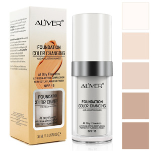 Fondotinta Liquido Aliver che Cambia Colore, Si Adatta alla Tonalità della Pelle con Solo un Po' di Sfumatura - Product Image 5