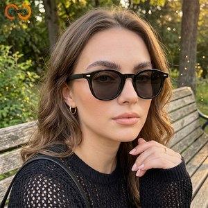 TWOOO T1787 Lunettes de soleil polarisées rondes personnalisées avec logo, tendance rétro polyvalente, vente en gros d'usine - Product Image 2