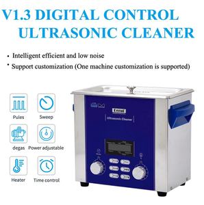 2.2L Lít Siêu Âm Tắm Sạch Hơn Đồ Trang Sức Đồng Hồ Ống Tiêm Vòng Nha Khoa 60W 40Khz Xách Tay Siêu Âm Sạch Hơn - Product Image 3