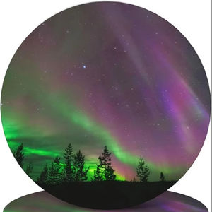 Posavasos Absorbentes <span class=keywords><strong>de</strong></span> Cerámica con Patrón <span class=keywords><strong>de</strong></span> Aurora Boreal Premium, con Base <span class=keywords><strong>de</strong></span> Corcho, para Protección <span class=keywords><strong>de</strong></span> Mesas <span class=keywords><strong>de</strong></span> Cocina, Hogar y Bar - Product Image 1