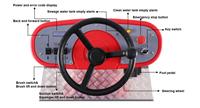 Ride-On Auto Scrubber Béton Rotatif Auto Humide Et Sec Gym Balayeuse Épurateur Machine Brosse De Nettoyage Entrepôt Pour Un Usage Domestique