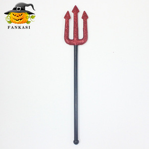 FANKASI Trident Rouge en Plastique, Accessoire de Déguisement pour Halloween et Spectacles Scéniques - Product Image 2