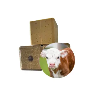 Animal licking salt brick mineral supplement for cattle sheep
