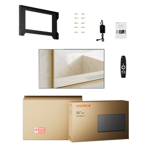โซลาคาสมาร์ททีวีกระจกกันน้ำขนาด 32 นิ้ว - ยูทิลีท เอชดี 4K พร้อมลิขสิทธิ์กูเกิลทีวี, จูนเนอร์ในตัว โซลาคาสมาร์ททีวีกระจกกันน้ำ - Product Image 3
