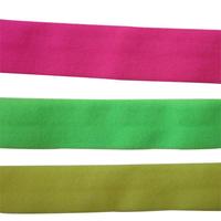 Usine En Gros Plier Sur Bande Élastique Pli Élastique Nylon Sergé Bande Biais Bande De Reliure Soutien-Gorge Bande Élastique
